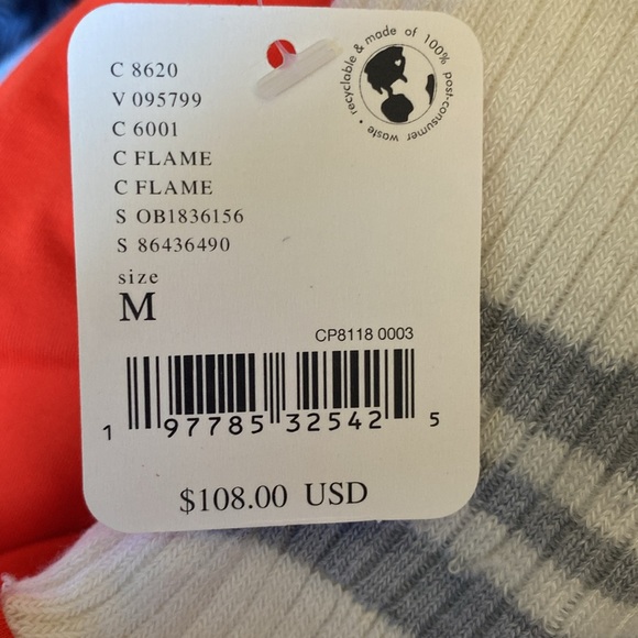 FP Movement Women’s Sock It To Me Leggings Flame Orange Size Medium - Picture 13 of 13